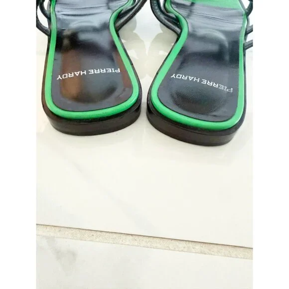 PIERRE HARDY Kaliste Sandals Green Blue EU 37 - Picture 6 of 9